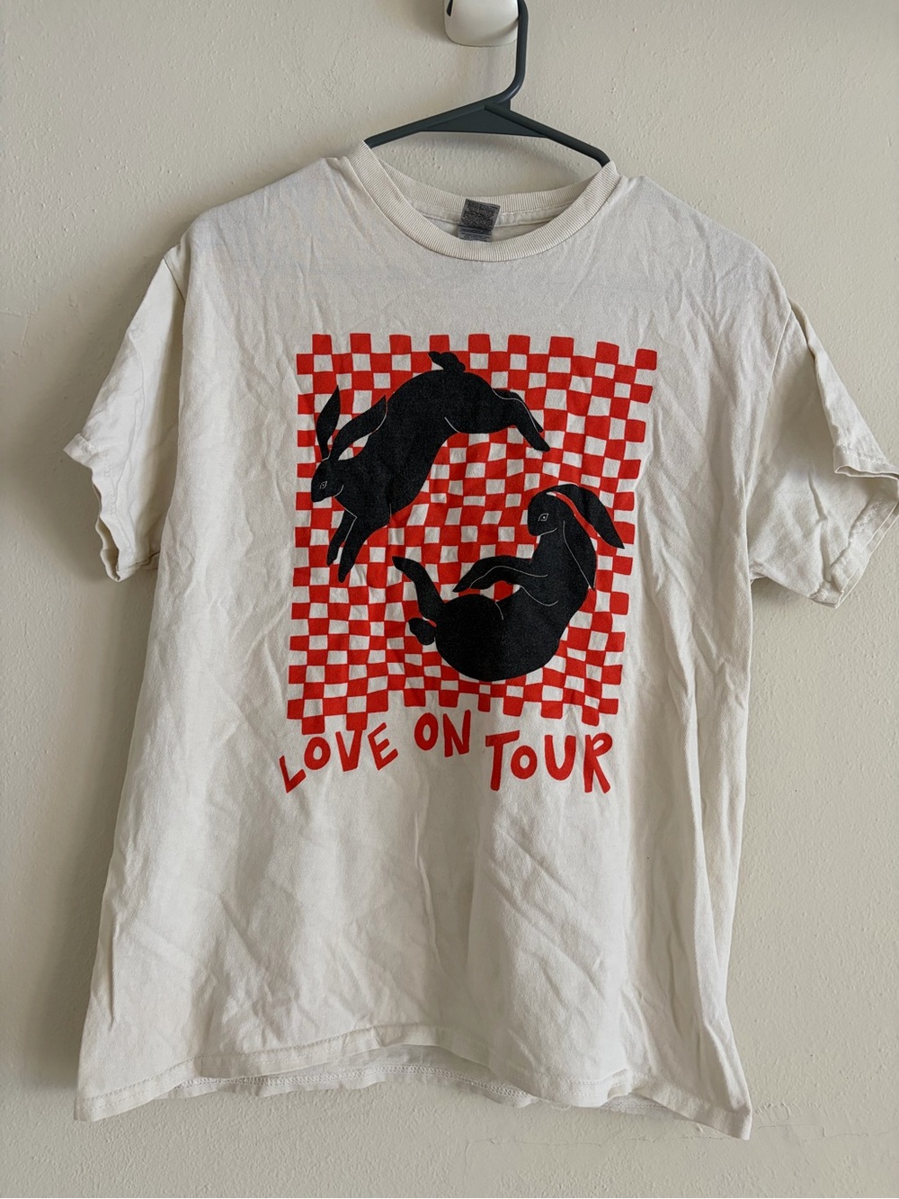 Harry Styles Love On Tour Graphic Tee with Black Rabbits